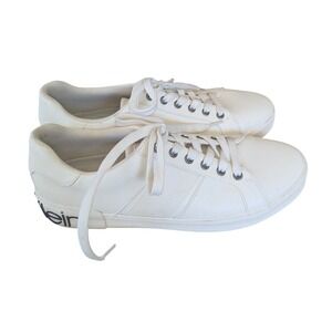 Calvin Klein Sneakers Mens 10.5 White CMROVER Low Top Logo Streetwear Casual